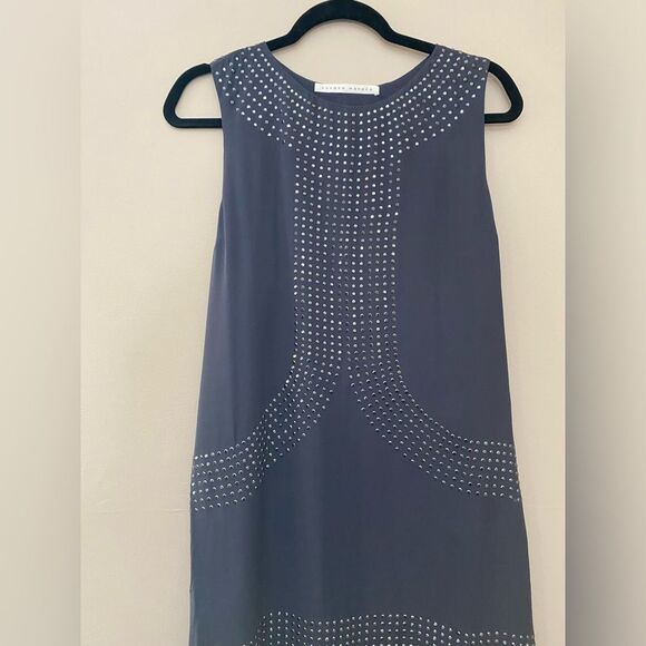 Susana Monaco Dress Size Small Dark Grey Sleeveless - Picture 1 of 7